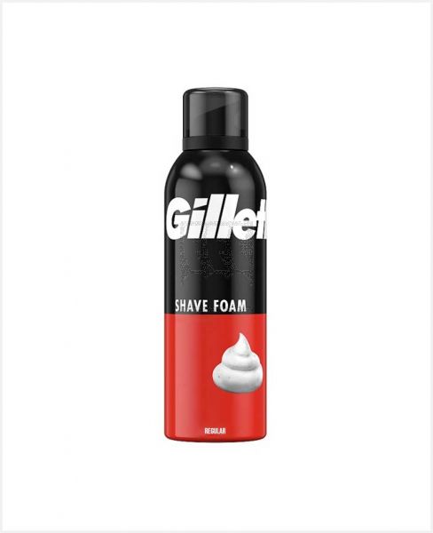 GILLETTE COMFORT GLIDE FOAM REGULAR 200ML 25%OFF