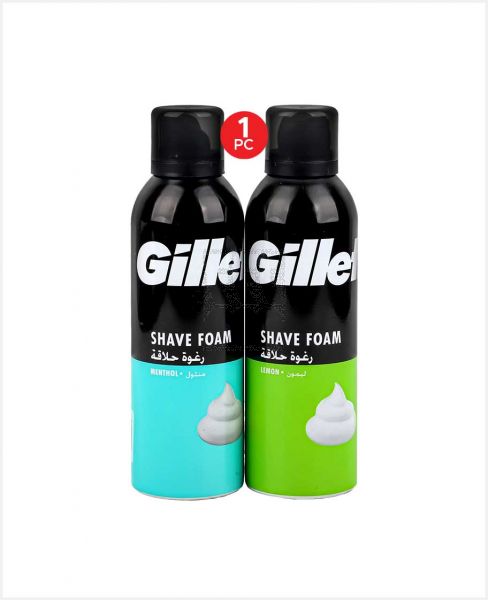 GILLETTE COMFORT GLIDE FOAM REGULAR 200ML 25%OFF