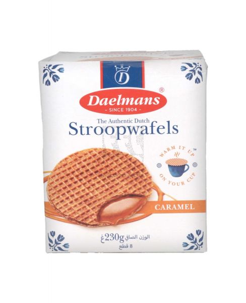 DAELMANS DUTCH DELIGHT CARAMEL WAFFLES 230GM