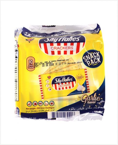M.Y. SAN SKYFLAKES CRACKERS GARLIC FLAVOR 25GM