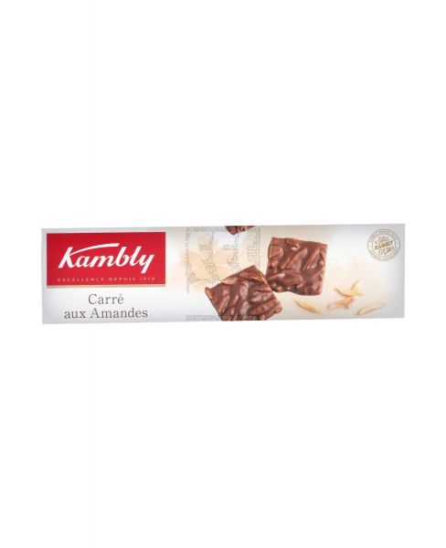 KAMBLY CARRE AUX AMANDES CRISP BISCUITS 80GM