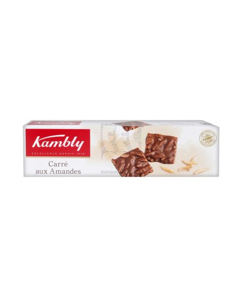 KAMBLY CARRE AUX AMANDES CRISP BISCUITS 80GM