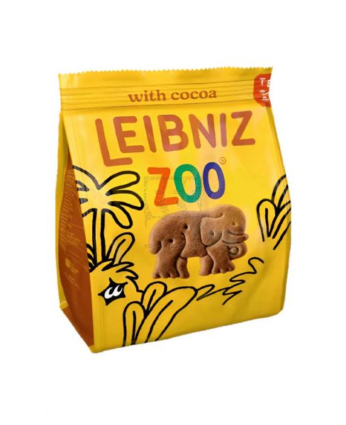 BAHLSEN LEIBNIZ ZOO JUNGLE ANIMALS COCOA BISCUITS 100GM