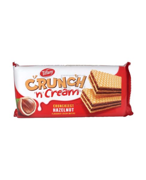 TIFFANY CRUNCH & CREAM HAZELNUT WAFERS 135GM