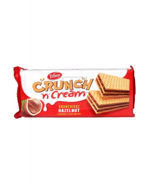 TIFFANY CRUNCH & CREAM HAZELNUT WAFERS 135GM