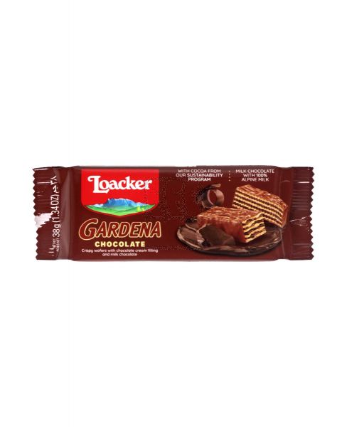 LOACKER GARDENA CHOCOLATE WAFERS 38GM