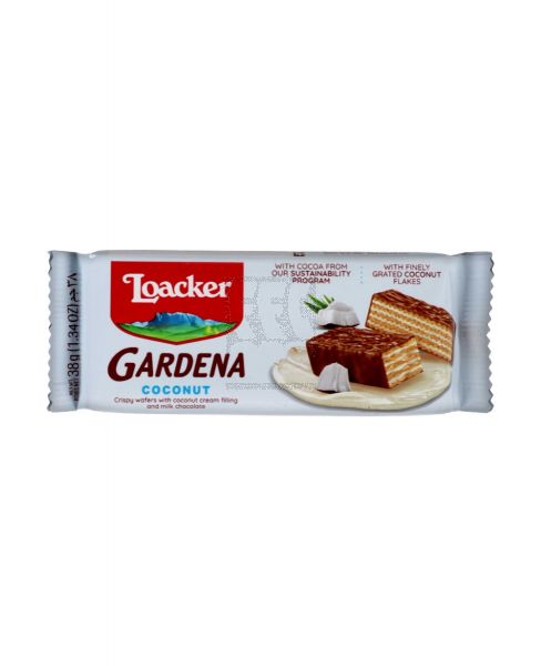 LOACKER GARDENA COCONUT WAFERS 38GM