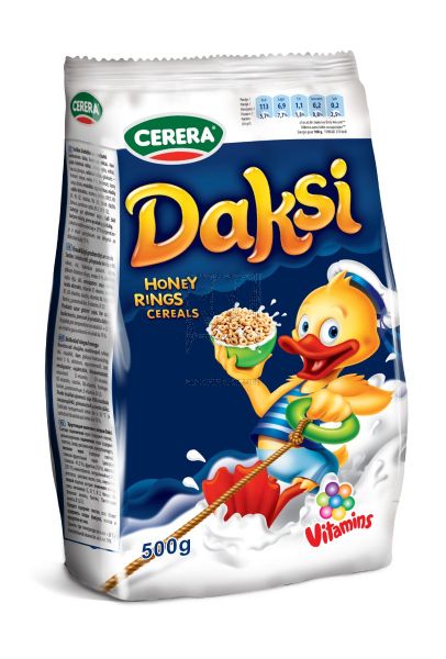 CERERA DAKSI HONEY RINGS CEREALS 500GM