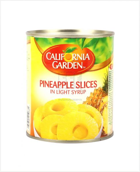 CALIFORNIA GARDEN SLICED PINEAPPLE 825GM