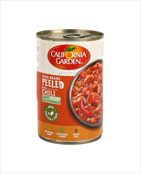 CALIFORNIA GARDEN PEELED FOUL WITH CHILLI 450GM