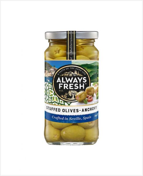 ALWAYS FRESH STUFFED OLIVES-ANCHOVY 235GM