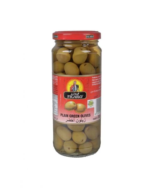 FIGARO PLAIN GREEN OLIVES 200GM