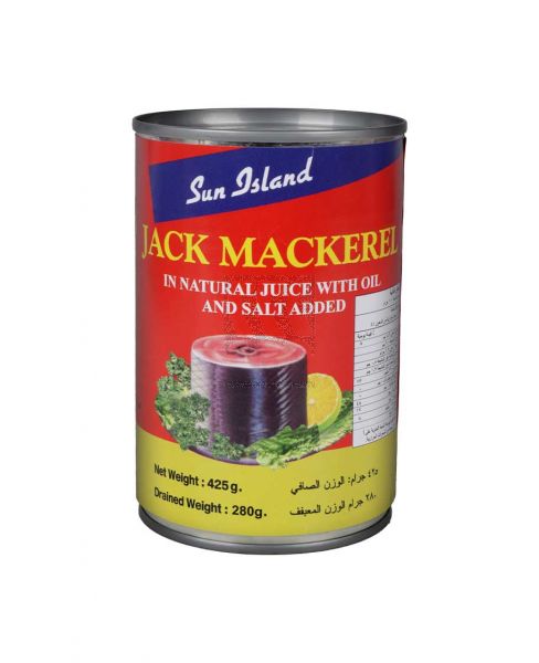 SUN ISLAND JACK MACKEREL IN OIL 425GM