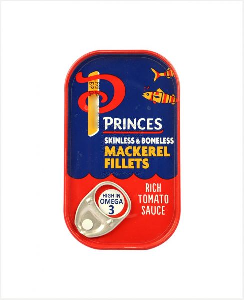 PRINCES MACKEREL FILLETS IN RICH TOMATO SAUCE 125GM