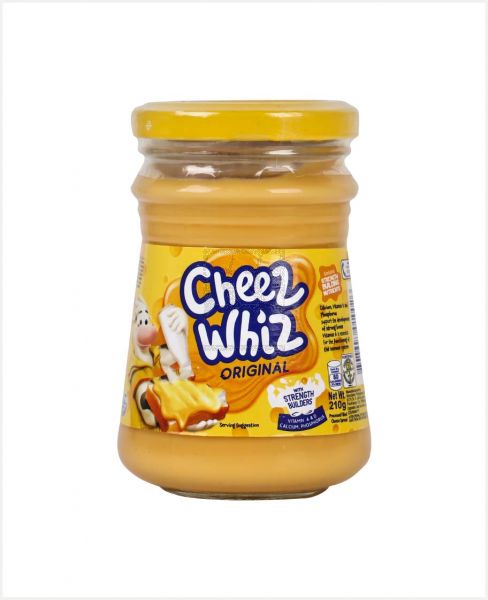 KRAFT CHEEZ WHIZ PLAIN SPREAD 210GM