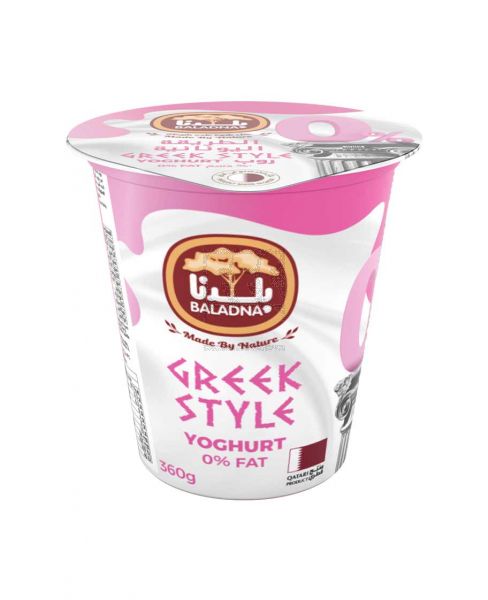 BALADNA GREEK YOGHURT 0% FAT 360GM