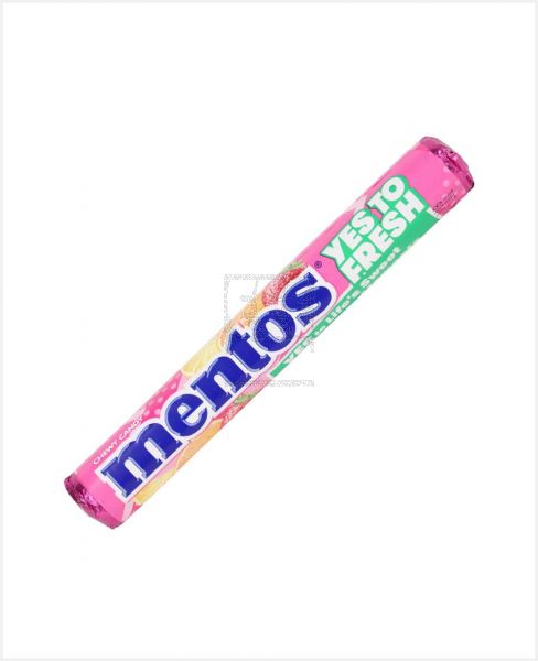 MENTOS FRUIT CHEWY CANDY 37.5GM