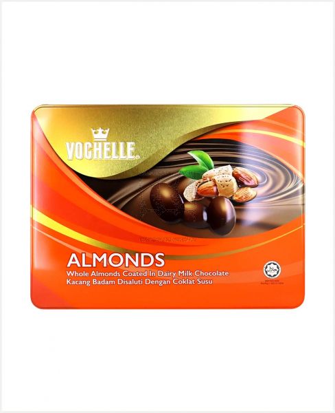 VOCHELLE C/NUTS ALMONDS GIFT TIN 380GM
