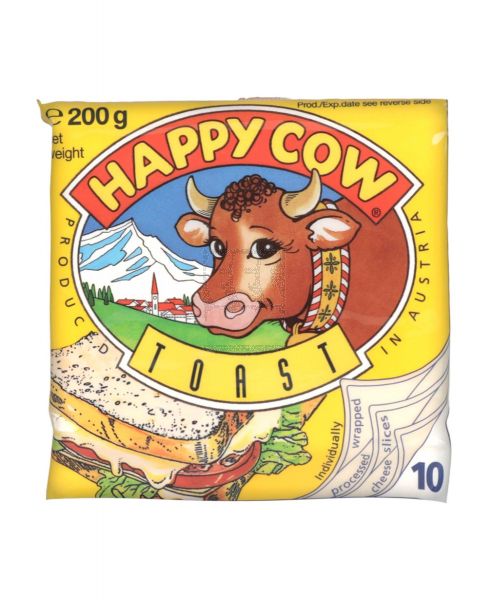 HAPPY COW SLICED CHEESE TOAST 200GM