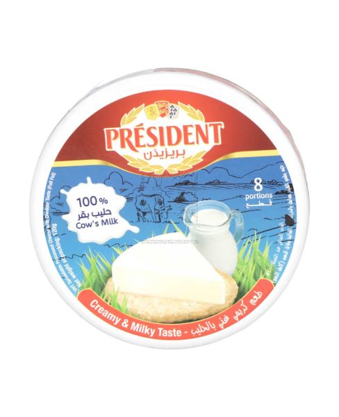 PRESIDENT 8 PORTION CHEESE 120GM