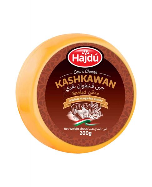 HAJDU KASHKAVAL SMOKED COW CHEESE 200GM