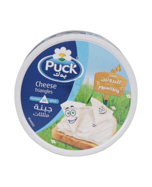PUCK CHEESE TRIANGLES 24PCS 360GM