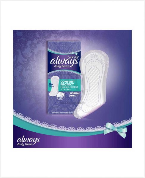 ALWAYS DAILY LINERS COMFORT PROTECT FRESH NORMAL #PA237-0
