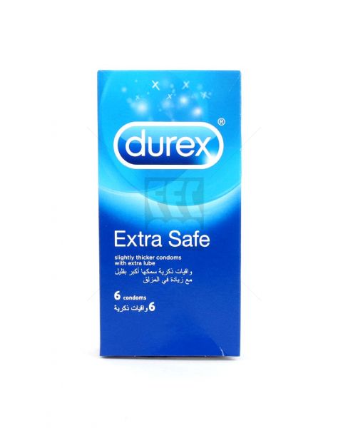 DUREX EXTRA SAFE CONDOM 6'S