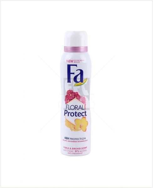 FA DEO SPRAY FLORAL PROTECT ORCHID & VIOLA 150ML