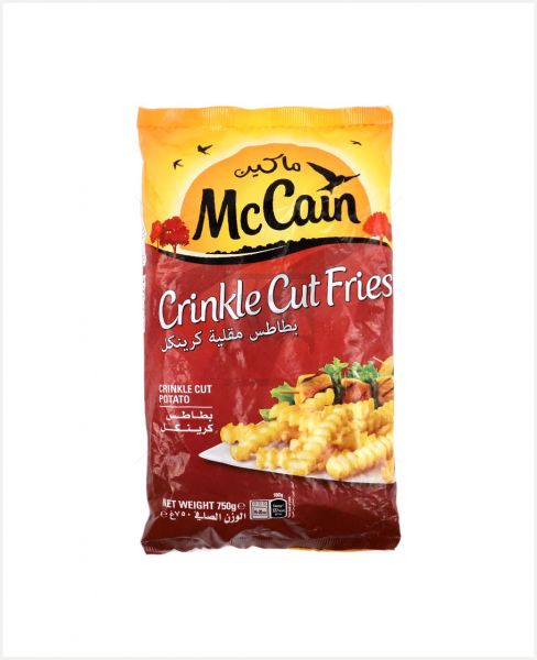 MCCAIN CRINKLE CUT FRIES 750GM