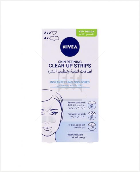 NIVEA REFINING CLEAR-UP NOSE STRIP 6'S