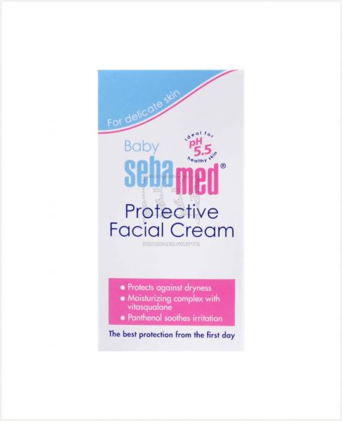 SEBAMED PROTECTIVE FACIAL BABY CREAM 50ML