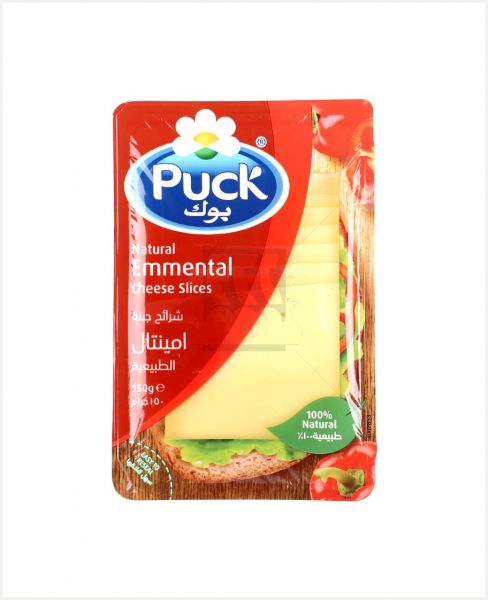 PUCK NATURAL EMMENTAL CHEESE SLICES 150GM