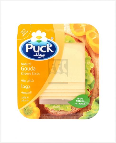 Puck Natural Gouda Cheese Slices 150gm