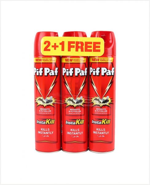 PIFPAF INSTANT KILL FIK (FLY&MOSQUITO) 400ML 2+1FREE
