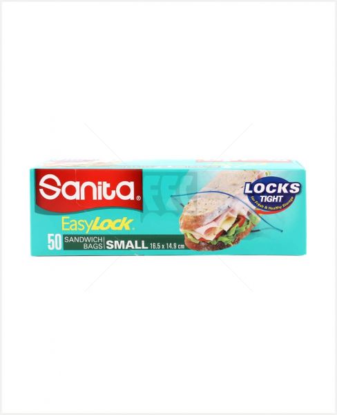 SANITA EASY LOCK SANDWICH BAG SMALL 50PCS