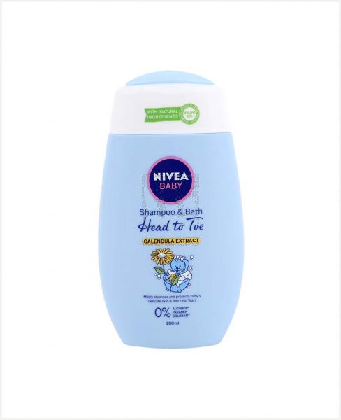 NIVEA BABY SHAMPOO & BATH CALENDULA EXTRACT 200ML