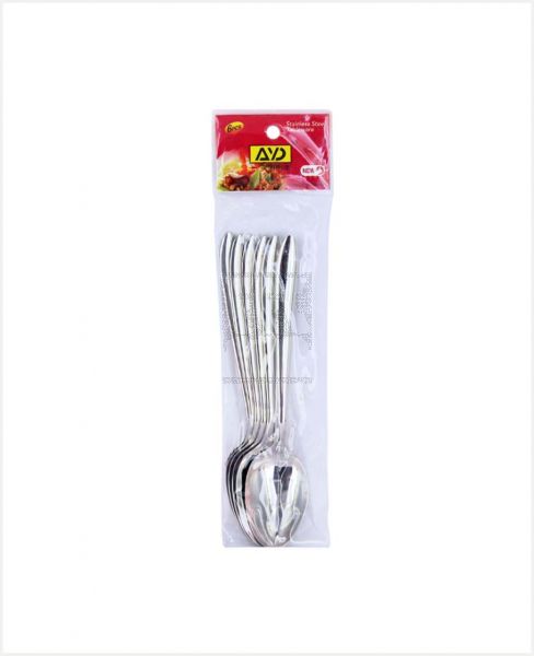 AYD STAINLESS STEEL COFFEE SPOON A2001 4/4127/701743
