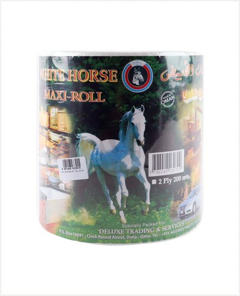 WHITE HORSE MAXI ROLL 2PLY 200MTR