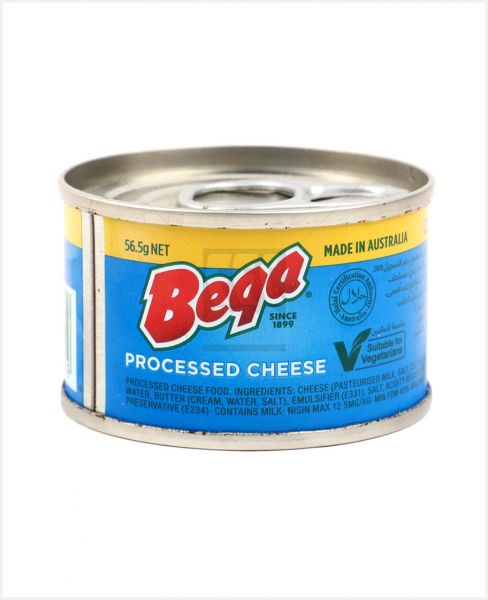 BEGA PROCESSED CHEESE (TIN) 56.5GM