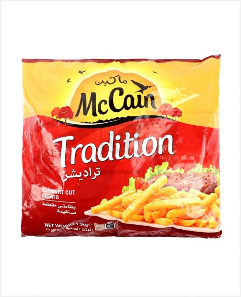 MCCAIN FRENCH FRIES TRADITIONAL 1.5KG