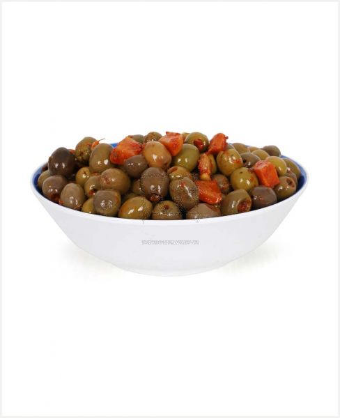 LEBANON GREEN OLIVE WITH VEGETABLES