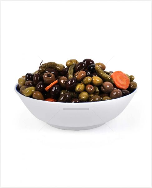 LEBANON GREEN OLIVE WITH MLOUKIEH MIX