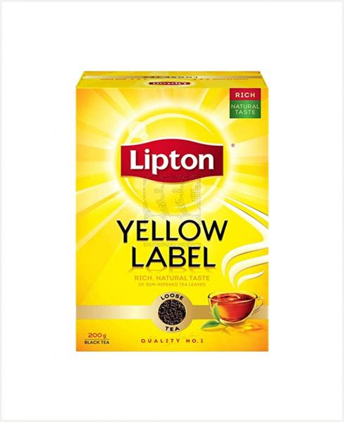 LIPTON YELLOW LABEL LOOSE TEA 200GM