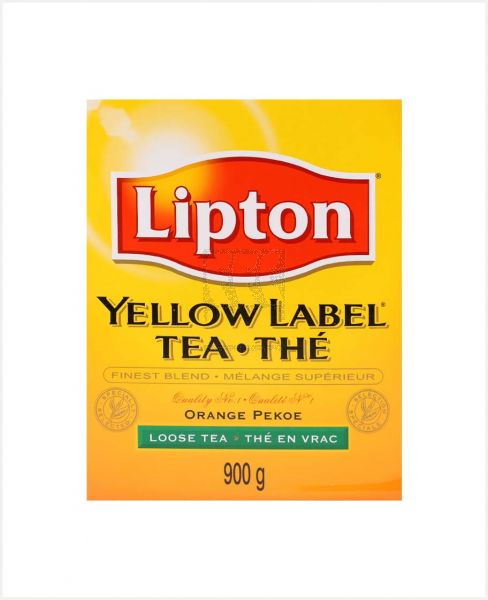 LIPTON YELLOW LABEL LOOSE TEA (ORANGE PEKOE) 900GM