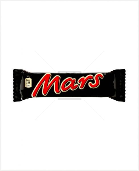 MARS CHOCOLATE BAR 51GM