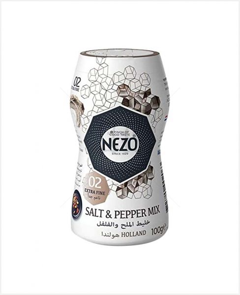 NEZO MIX SALT & BLACK PEPPER POWDER 100GM