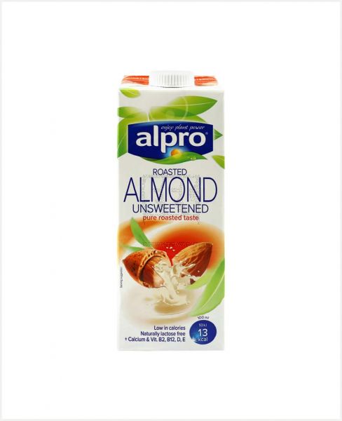 ALPRO ALMOND UNSWEETENED DRINK UHT 1LTR