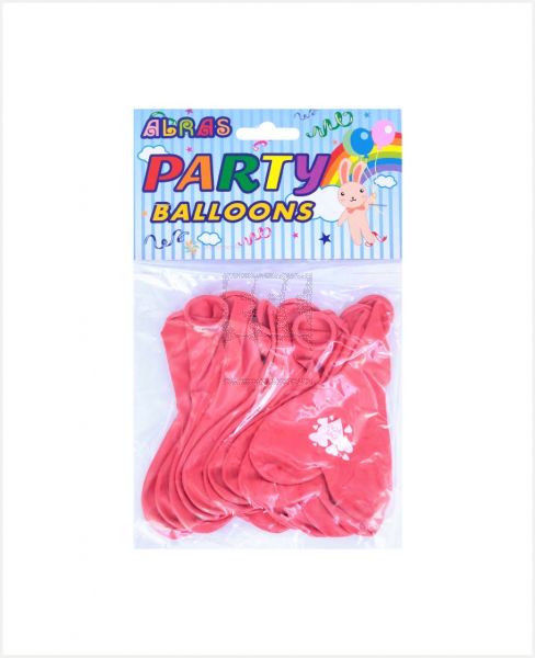 ALRAS PARTY BALLOONS HEART 10PCS #742/10/PA00284 ASSORTED