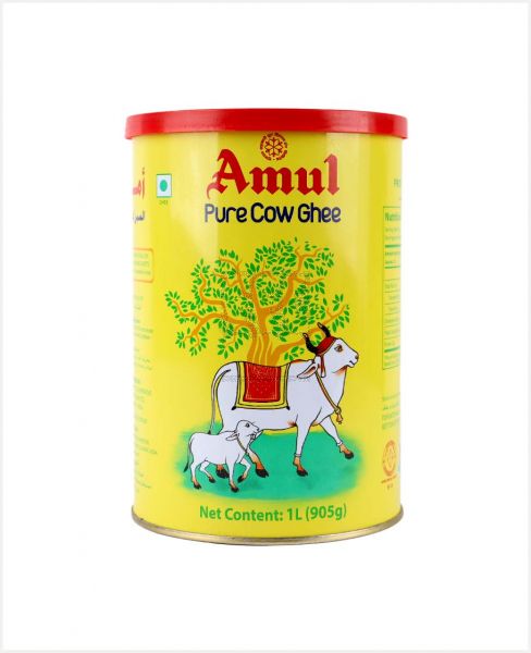 AMUL PURE COW GHEE 1LTR (TIN)